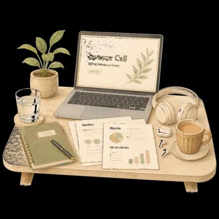 An operator's toolkit: files, badges, a plant